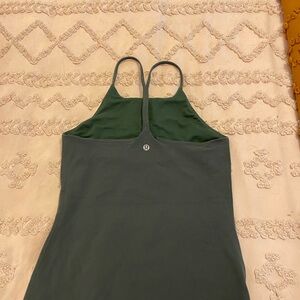 Lululemon Camo Green Sun Setter High Neck Tank Top Size 6